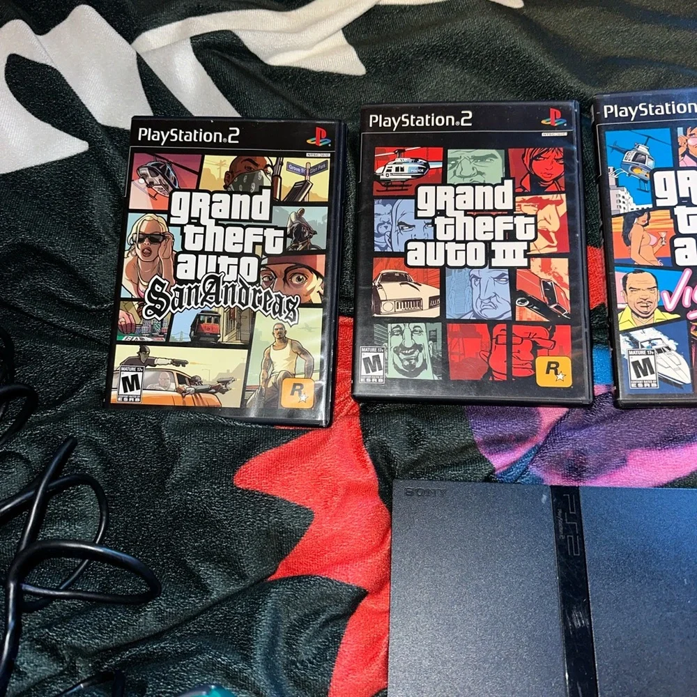 Bundle!!! Sony PlayStation 2 Slim Console!